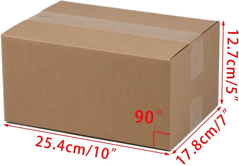 SUNLPH Shipping Boxes 10x7x5 Inches Small Corrugated Cardboard Boxes, 25 Pack - Image 2